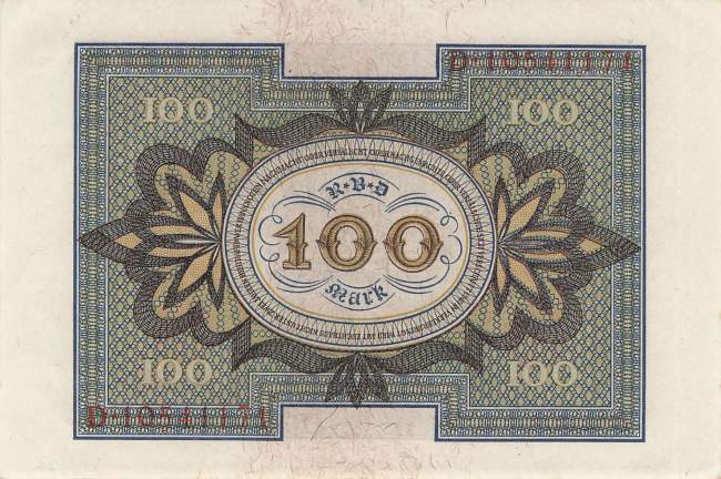 100 Mark 1920 ro.67b H/D